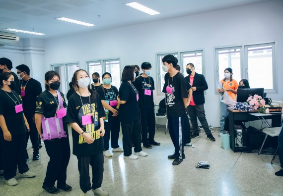 ภาพกิจกรรม  คณะวิทยาศาสตร์และเทคโนโลยี จัดกิจกรรมรักแรกผูกจิตนักศึกษาวิทยาศาสตร์และเทคโนโลยี ปฐมนิเทศนักศึกษาใหม่ คณะวิทยาศาสตร์และเทคโนโลยี ประจำปี 2565