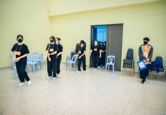 ภาพกิจกรรม  คณะวิทยาศาสตร์และเทคโนโลยี จัดกิจกรรมรักแรกผูกจิตนักศึกษาวิทยาศาสตร์และเทคโนโลยี ปฐมนิเทศนักศึกษาใหม่ คณะวิทยาศาสตร์และเทคโนโลยี ประจำปี 2565