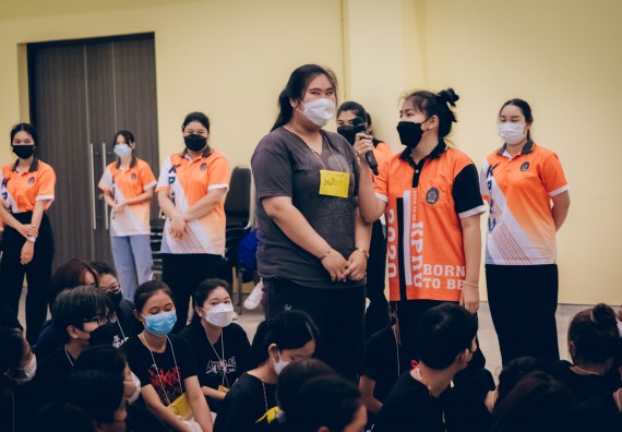 ภาพกิจกรรม  คณะวิทยาศาสตร์และเทคโนโลยี จัดกิจกรรมรักแรกผูกจิตนักศึกษาวิทยาศาสตร์และเทคโนโลยี ปฐมนิเทศนักศึกษาใหม่ คณะวิทยาศาสตร์และเทคโนโลยี ประจำปี 2565