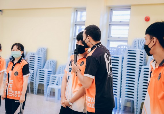 ภาพกิจกรรม  คณะวิทยาศาสตร์และเทคโนโลยี จัดกิจกรรมรักแรกผูกจิตนักศึกษาวิทยาศาสตร์และเทคโนโลยี ปฐมนิเทศนักศึกษาใหม่ คณะวิทยาศาสตร์และเทคโนโลยี ประจำปี 2565