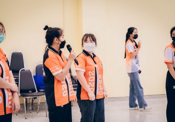 ภาพกิจกรรม  คณะวิทยาศาสตร์และเทคโนโลยี จัดกิจกรรมรักแรกผูกจิตนักศึกษาวิทยาศาสตร์และเทคโนโลยี ปฐมนิเทศนักศึกษาใหม่ คณะวิทยาศาสตร์และเทคโนโลยี ประจำปี 2565