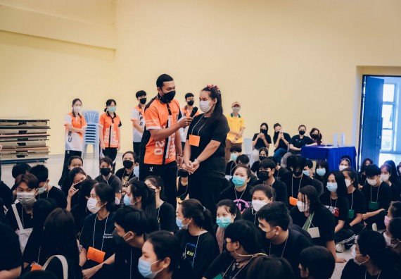 ภาพกิจกรรม  คณะวิทยาศาสตร์และเทคโนโลยี จัดกิจกรรมรักแรกผูกจิตนักศึกษาวิทยาศาสตร์และเทคโนโลยี ปฐมนิเทศนักศึกษาใหม่ คณะวิทยาศาสตร์และเทคโนโลยี ประจำปี 2565