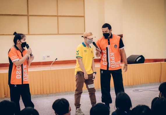 ภาพกิจกรรม  คณะวิทยาศาสตร์และเทคโนโลยี จัดกิจกรรมรักแรกผูกจิตนักศึกษาวิทยาศาสตร์และเทคโนโลยี ปฐมนิเทศนักศึกษาใหม่ คณะวิทยาศาสตร์และเทคโนโลยี ประจำปี 2565