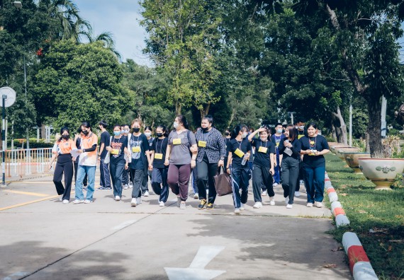 ภาพกิจกรรม  คณะวิทยาศาสตร์และเทคโนโลยี จัดกิจกรรมรักแรกผูกจิตนักศึกษาวิทยาศาสตร์และเทคโนโลยี ปฐมนิเทศนักศึกษาใหม่ คณะวิทยาศาสตร์และเทคโนโลยี ประจำปี 2565