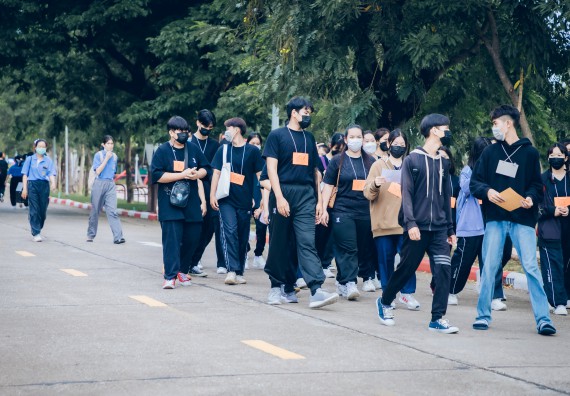 ภาพกิจกรรม  คณะวิทยาศาสตร์และเทคโนโลยี จัดกิจกรรมรักแรกผูกจิตนักศึกษาวิทยาศาสตร์และเทคโนโลยี ปฐมนิเทศนักศึกษาใหม่ คณะวิทยาศาสตร์และเทคโนโลยี ประจำปี 2565