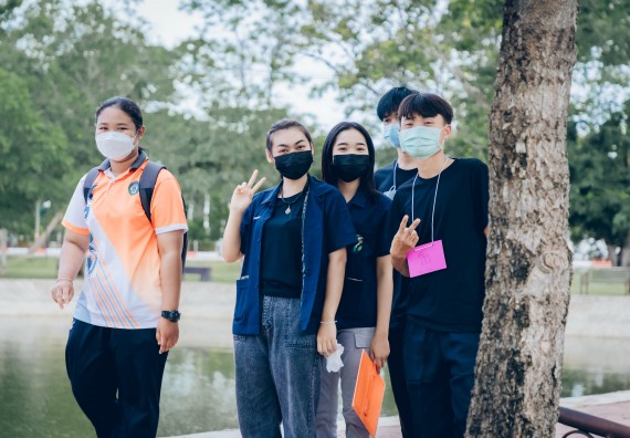 ภาพกิจกรรม  คณะวิทยาศาสตร์และเทคโนโลยี จัดกิจกรรมรักแรกผูกจิตนักศึกษาวิทยาศาสตร์และเทคโนโลยี ปฐมนิเทศนักศึกษาใหม่ คณะวิทยาศาสตร์และเทคโนโลยี ประจำปี 2565