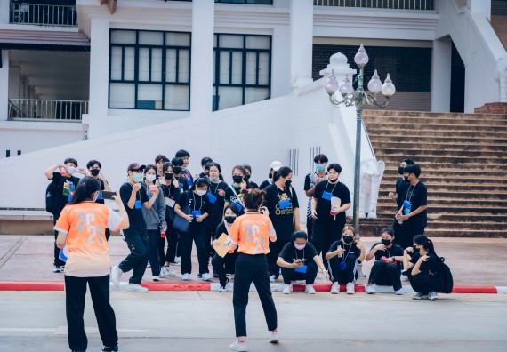 ภาพกิจกรรม  คณะวิทยาศาสตร์และเทคโนโลยี จัดกิจกรรมรักแรกผูกจิตนักศึกษาวิทยาศาสตร์และเทคโนโลยี ปฐมนิเทศนักศึกษาใหม่ คณะวิทยาศาสตร์และเทคโนโลยี ประจำปี 2565