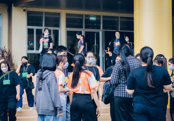 ภาพกิจกรรม  คณะวิทยาศาสตร์และเทคโนโลยี จัดกิจกรรมรักแรกผูกจิตนักศึกษาวิทยาศาสตร์และเทคโนโลยี ปฐมนิเทศนักศึกษาใหม่ คณะวิทยาศาสตร์และเทคโนโลยี ประจำปี 2565