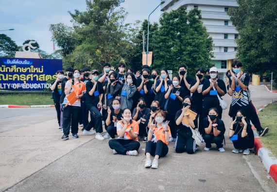 ภาพกิจกรรม  คณะวิทยาศาสตร์และเทคโนโลยี จัดกิจกรรมรักแรกผูกจิตนักศึกษาวิทยาศาสตร์และเทคโนโลยี ปฐมนิเทศนักศึกษาใหม่ คณะวิทยาศาสตร์และเทคโนโลยี ประจำปี 2565