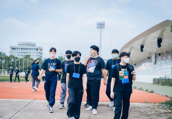 ภาพกิจกรรม  คณะวิทยาศาสตร์และเทคโนโลยี จัดกิจกรรมรักแรกผูกจิตนักศึกษาวิทยาศาสตร์และเทคโนโลยี ปฐมนิเทศนักศึกษาใหม่ คณะวิทยาศาสตร์และเทคโนโลยี ประจำปี 2565