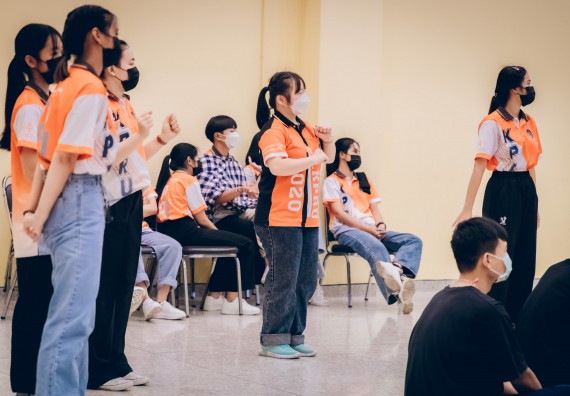 ภาพกิจกรรม  คณะวิทยาศาสตร์และเทคโนโลยี จัดกิจกรรมรักแรกผูกจิตนักศึกษาวิทยาศาสตร์และเทคโนโลยี ปฐมนิเทศนักศึกษาใหม่ คณะวิทยาศาสตร์และเทคโนโลยี ประจำปี 2565