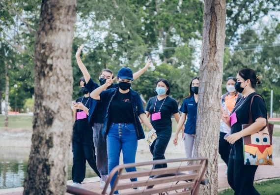 ภาพกิจกรรม  คณะวิทยาศาสตร์และเทคโนโลยี จัดกิจกรรมรักแรกผูกจิตนักศึกษาวิทยาศาสตร์และเทคโนโลยี ปฐมนิเทศนักศึกษาใหม่ คณะวิทยาศาสตร์และเทคโนโลยี ประจำปี 2565