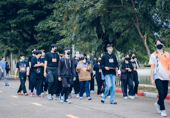 ภาพกิจกรรม  คณะวิทยาศาสตร์และเทคโนโลยี จัดกิจกรรมรักแรกผูกจิตนักศึกษาวิทยาศาสตร์และเทคโนโลยี ปฐมนิเทศนักศึกษาใหม่ คณะวิทยาศาสตร์และเทคโนโลยี ประจำปี 2565