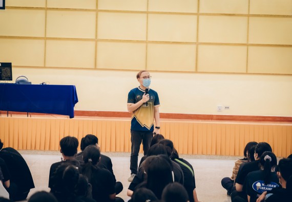 ภาพกิจกรรม  คณะวิทยาศาสตร์และเทคโนโลยี จัดกิจกรรมรักแรกผูกจิตนักศึกษาวิทยาศาสตร์และเทคโนโลยี ปฐมนิเทศนักศึกษาใหม่ คณะวิทยาศาสตร์และเทคโนโลยี ประจำปี 2565