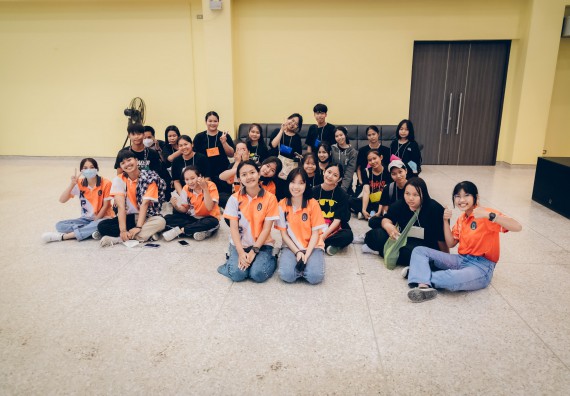 ภาพกิจกรรม  คณะวิทยาศาสตร์และเทคโนโลยี จัดกิจกรรมรักแรกผูกจิตนักศึกษาวิทยาศาสตร์และเทคโนโลยี ปฐมนิเทศนักศึกษาใหม่ คณะวิทยาศาสตร์และเทคโนโลยี ประจำปี 2565