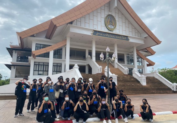 ภาพกิจกรรม  คณะวิทยาศาสตร์และเทคโนโลยี จัดกิจกรรมรักแรกผูกจิตนักศึกษาวิทยาศาสตร์และเทคโนโลยี ปฐมนิเทศนักศึกษาใหม่ คณะวิทยาศาสตร์และเทคโนโลยี ประจำปี 2565