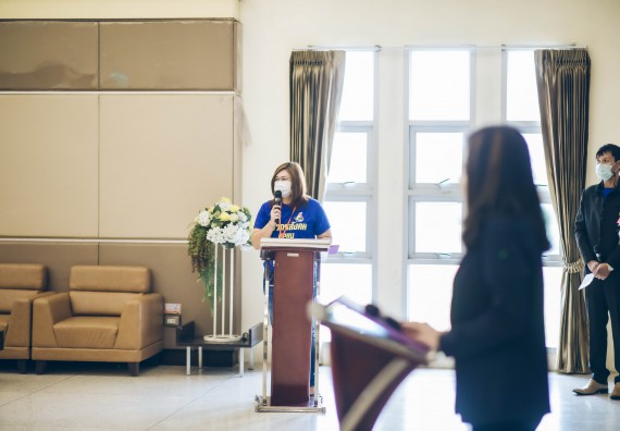 ภาพกิจกรรม  คณาจารย์และบุคลากร คณะวิทยาศาสตร์และเทคโนโลยี เข้าร่วมอบรมโครงการอบรมเชิงปฏิบัติการพัฒนาทักษะวิศวกรสังคมสำหรับอาจารย์ KPRU