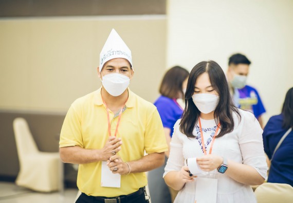 ภาพกิจกรรม  คณาจารย์และบุคลากร คณะวิทยาศาสตร์และเทคโนโลยี เข้าร่วมอบรมโครงการอบรมเชิงปฏิบัติการพัฒนาทักษะวิศวกรสังคมสำหรับอาจารย์ KPRU