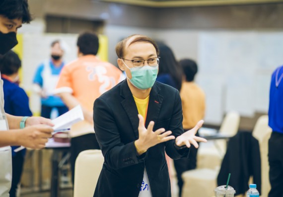 ภาพกิจกรรม  คณาจารย์และบุคลากร คณะวิทยาศาสตร์และเทคโนโลยี เข้าร่วมอบรมโครงการอบรมเชิงปฏิบัติการพัฒนาทักษะวิศวกรสังคมสำหรับอาจารย์ KPRU