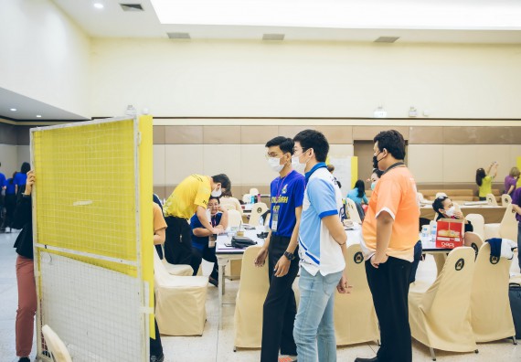 ภาพกิจกรรม  คณาจารย์และบุคลากร คณะวิทยาศาสตร์และเทคโนโลยี เข้าร่วมอบรมโครงการอบรมเชิงปฏิบัติการพัฒนาทักษะวิศวกรสังคมสำหรับอาจารย์ KPRU