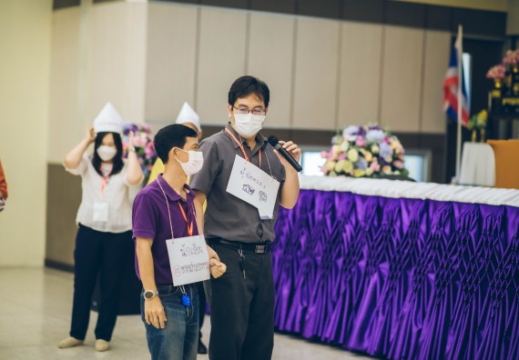 ภาพกิจกรรม  คณาจารย์และบุคลากร คณะวิทยาศาสตร์และเทคโนโลยี เข้าร่วมอบรมโครงการอบรมเชิงปฏิบัติการพัฒนาทักษะวิศวกรสังคมสำหรับอาจารย์ KPRU