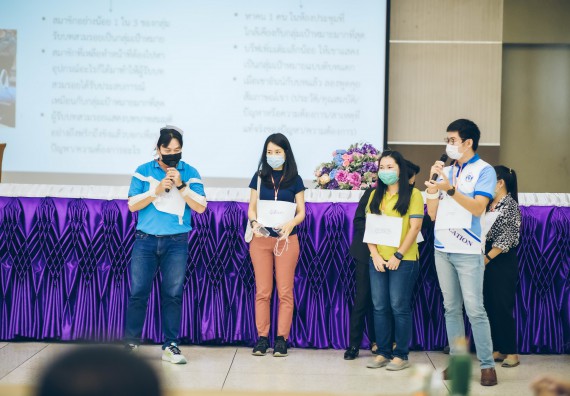 ภาพกิจกรรม  คณาจารย์และบุคลากร คณะวิทยาศาสตร์และเทคโนโลยี เข้าร่วมอบรมโครงการอบรมเชิงปฏิบัติการพัฒนาทักษะวิศวกรสังคมสำหรับอาจารย์ KPRU