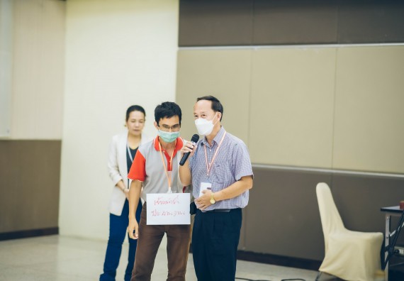 ภาพกิจกรรม  คณาจารย์และบุคลากร คณะวิทยาศาสตร์และเทคโนโลยี เข้าร่วมอบรมโครงการอบรมเชิงปฏิบัติการพัฒนาทักษะวิศวกรสังคมสำหรับอาจารย์ KPRU