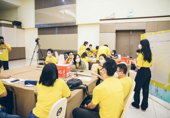 ภาพกิจกรรม  คณาจารย์และบุคลากร คณะวิทยาศาสตร์และเทคโนโลยี เข้าร่วมอบรมโครงการอบรมเชิงปฏิบัติการพัฒนาทักษะวิศวกรสังคมสำหรับอาจารย์ KPRU