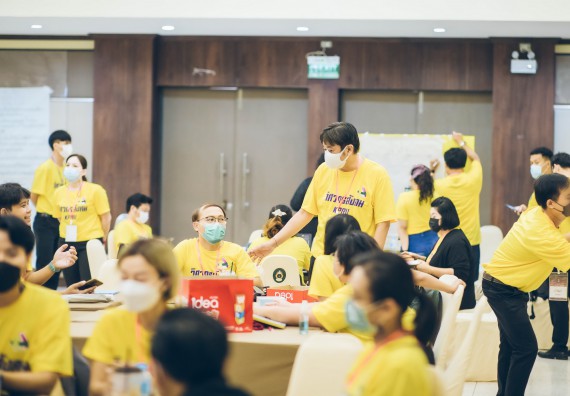 ภาพกิจกรรม  คณาจารย์และบุคลากร คณะวิทยาศาสตร์และเทคโนโลยี เข้าร่วมอบรมโครงการอบรมเชิงปฏิบัติการพัฒนาทักษะวิศวกรสังคมสำหรับอาจารย์ KPRU