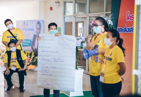 ภาพกิจกรรม  คณาจารย์และบุคลากร คณะวิทยาศาสตร์และเทคโนโลยี เข้าร่วมอบรมโครงการอบรมเชิงปฏิบัติการพัฒนาทักษะวิศวกรสังคมสำหรับอาจารย์ KPRU