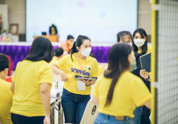 ภาพกิจกรรม  คณาจารย์และบุคลากร คณะวิทยาศาสตร์และเทคโนโลยี เข้าร่วมอบรมโครงการอบรมเชิงปฏิบัติการพัฒนาทักษะวิศวกรสังคมสำหรับอาจารย์ KPRU