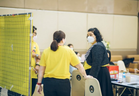 ภาพกิจกรรม  คณาจารย์และบุคลากร คณะวิทยาศาสตร์และเทคโนโลยี เข้าร่วมอบรมโครงการอบรมเชิงปฏิบัติการพัฒนาทักษะวิศวกรสังคมสำหรับอาจารย์ KPRU