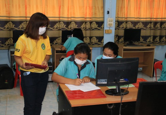 ภาพกิจกรรม  โปรแกรมวิชาวิทยาการคอมพิวเตอร์และเทคโนโลยีสารสนเทศ จัดกิจกรรมบริการวิชาการหลักสูตรวิทยาการคอมพิวเตอร์