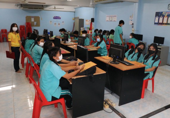 ภาพกิจกรรม  โปรแกรมวิชาวิทยาการคอมพิวเตอร์และเทคโนโลยีสารสนเทศ จัดกิจกรรมบริการวิชาการหลักสูตรวิทยาการคอมพิวเตอร์