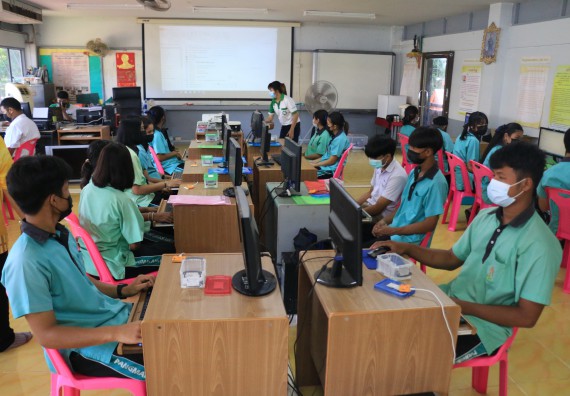 ภาพกิจกรรม  โปรแกรมวิชาวิทยาการคอมพิวเตอร์และเทคโนโลยีสารสนเทศ จัดกิจกรรมบริการวิชาการหลักสูตรวิทยาการคอมพิวเตอร์