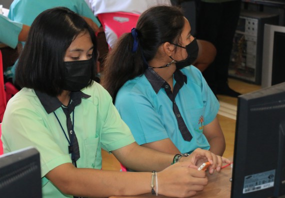 ภาพกิจกรรม  โปรแกรมวิชาวิทยาการคอมพิวเตอร์และเทคโนโลยีสารสนเทศ จัดกิจกรรมบริการวิชาการหลักสูตรวิทยาการคอมพิวเตอร์