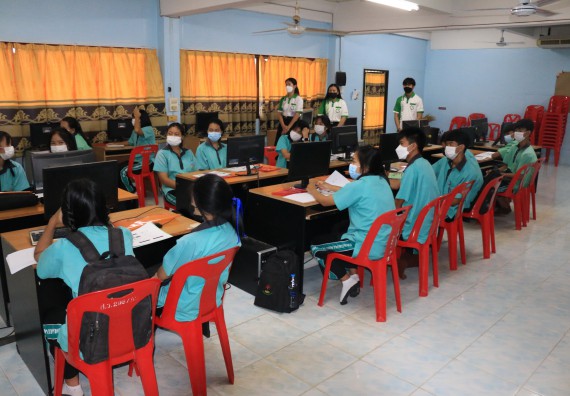 ภาพกิจกรรม  โปรแกรมวิชาวิทยาการคอมพิวเตอร์และเทคโนโลยีสารสนเทศ จัดกิจกรรมบริการวิชาการหลักสูตรวิทยาการคอมพิวเตอร์