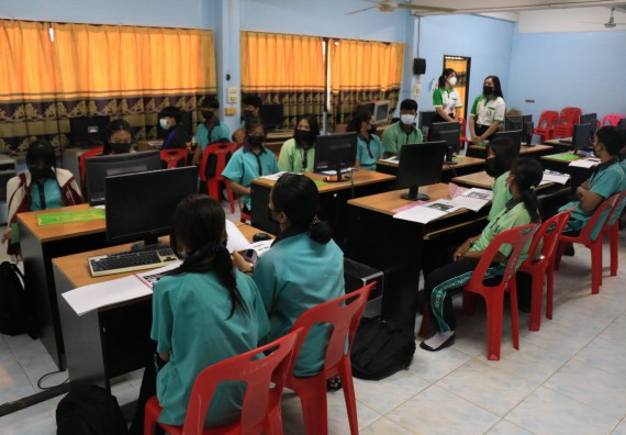 ภาพกิจกรรม  โปรแกรมวิชาวิทยาการคอมพิวเตอร์และเทคโนโลยีสารสนเทศ จัดกิจกรรมบริการวิชาการหลักสูตรวิทยาการคอมพิวเตอร์