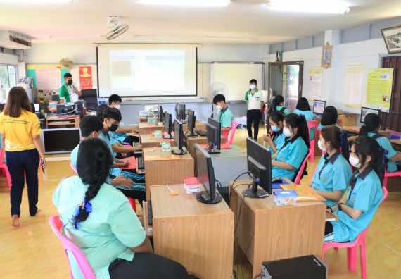 ภาพกิจกรรม  โปรแกรมวิชาวิทยาการคอมพิวเตอร์และเทคโนโลยีสารสนเทศ จัดกิจกรรมบริการวิชาการหลักสูตรวิทยาการคอมพิวเตอร์