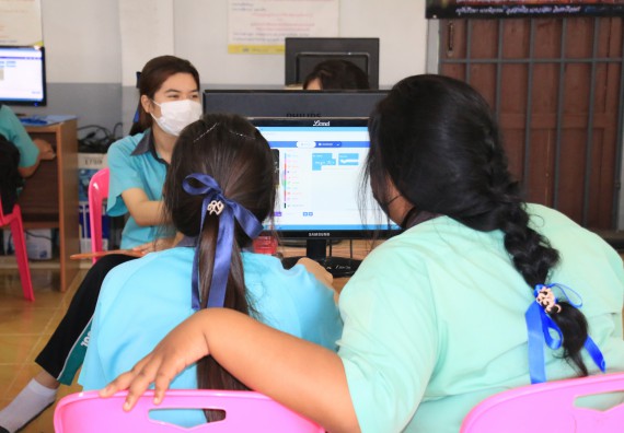 ภาพกิจกรรม  โปรแกรมวิชาวิทยาการคอมพิวเตอร์และเทคโนโลยีสารสนเทศ จัดกิจกรรมบริการวิชาการหลักสูตรวิทยาการคอมพิวเตอร์