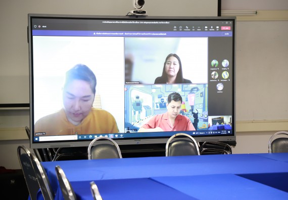 ภาพกิจกรรม  หลักสูตรสาขาวิชาวิชาการศึกษา จัดกิจกรรมตรวจประเมินคุณภาพภายในในรูปแบบการประเมินคุณภาพการศึกษาผ่านสื่ออิเล็กทรอนิกส์ ปีการศึกษา 2565