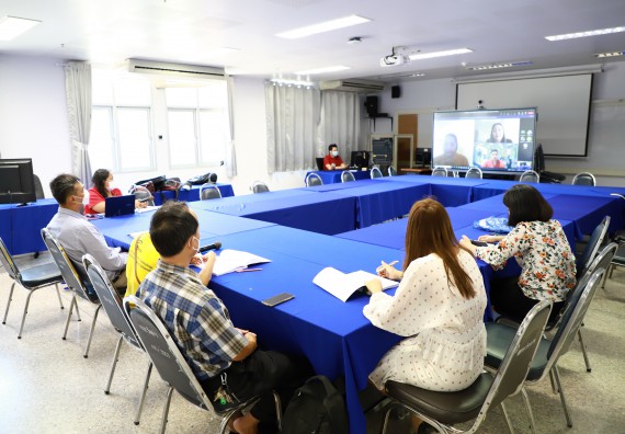 ภาพกิจกรรม  หลักสูตรสาขาวิชาวิชาการศึกษา จัดกิจกรรมตรวจประเมินคุณภาพภายในในรูปแบบการประเมินคุณภาพการศึกษาผ่านสื่ออิเล็กทรอนิกส์ ปีการศึกษา 2565