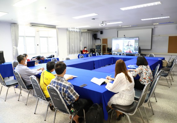 ภาพกิจกรรม  หลักสูตรสาขาวิชาวิชาการศึกษา จัดกิจกรรมตรวจประเมินคุณภาพภายในในรูปแบบการประเมินคุณภาพการศึกษาผ่านสื่ออิเล็กทรอนิกส์ ปีการศึกษา 2565