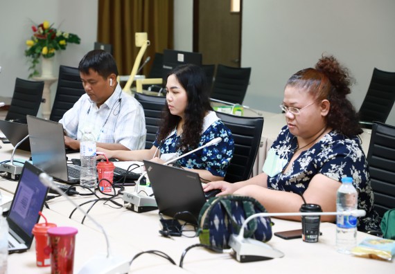 ภาพกิจกรรม  หลักสูตรสาขาวิชาเทคโนโลยีสารสนเทศ จัดกิจกรรมตรวจประเมินคุณภาพภายในในรูปแบบการประเมินคุณภาพการศึกษาผ่านสื่ออิเล็กทรอนิกส์ ปีการศึกษา 2565