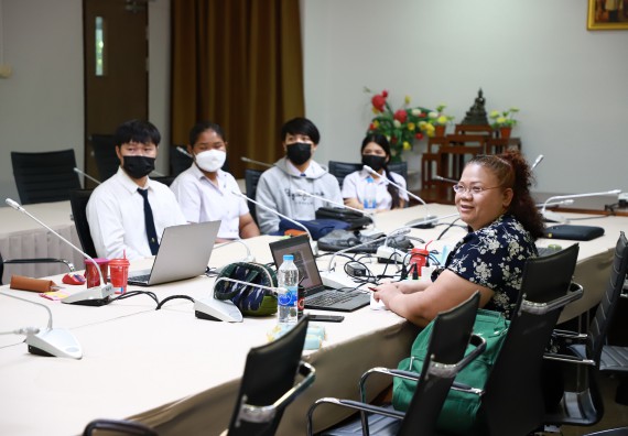 ภาพกิจกรรม  หลักสูตรสาขาวิชาเทคโนโลยีสารสนเทศ จัดกิจกรรมตรวจประเมินคุณภาพภายในในรูปแบบการประเมินคุณภาพการศึกษาผ่านสื่ออิเล็กทรอนิกส์ ปีการศึกษา 2565