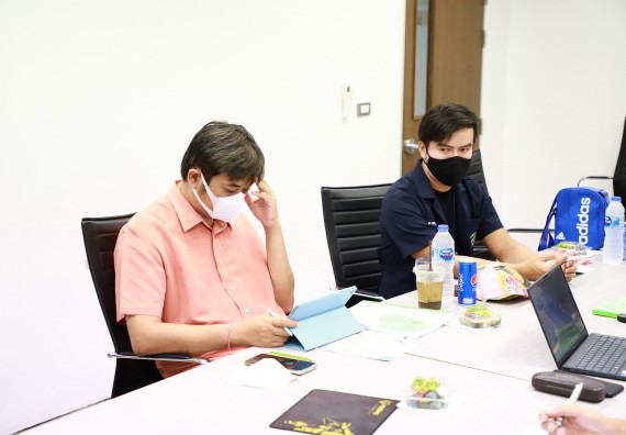 ภาพกิจกรรม  หลักสูตรสาขาวิชานวัตกรรมและธุรกิจอาหาร จัดกิจกรรมตรวจประเมินคุณภาพภายในในรูปแบบการประเมินคุณภาพการศึกษาผ่านสื่ออิเล็กทรอนิกส์ ปีการศึกษา 2565