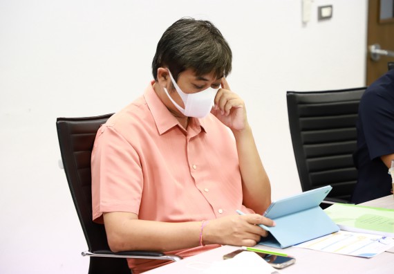 ภาพกิจกรรม  หลักสูตรสาขาวิชานวัตกรรมและธุรกิจอาหาร จัดกิจกรรมตรวจประเมินคุณภาพภายในในรูปแบบการประเมินคุณภาพการศึกษาผ่านสื่ออิเล็กทรอนิกส์ ปีการศึกษา 2565