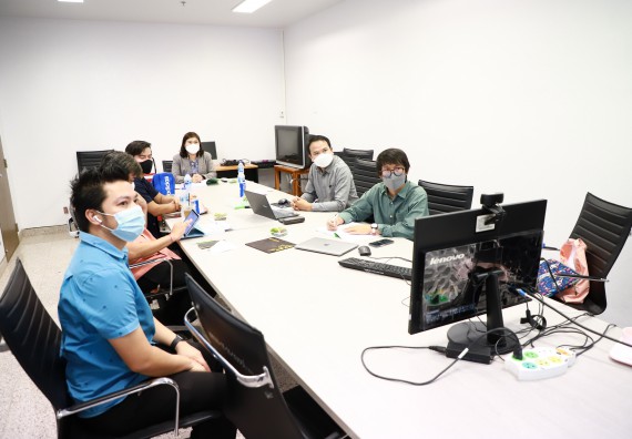 ภาพกิจกรรม  หลักสูตรสาขาวิชานวัตกรรมและธุรกิจอาหาร จัดกิจกรรมตรวจประเมินคุณภาพภายในในรูปแบบการประเมินคุณภาพการศึกษาผ่านสื่ออิเล็กทรอนิกส์ ปีการศึกษา 2565