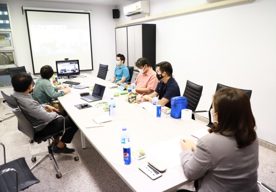 ภาพกิจกรรม  หลักสูตรสาขาวิชานวัตกรรมและธุรกิจอาหาร จัดกิจกรรมตรวจประเมินคุณภาพภายในในรูปแบบการประเมินคุณภาพการศึกษาผ่านสื่ออิเล็กทรอนิกส์ ปีการศึกษา 2565