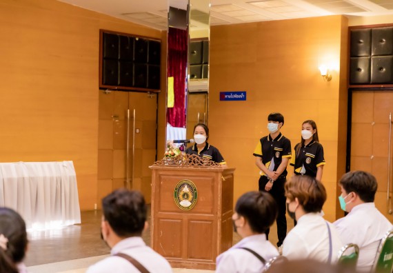 ภาพกิจกรรม  คณะวิทยาศาสตร์และเทคโนโลยี เข้าร่วมโครงการสัมมนาเชิงปฏิบัติการค่ายอาสาบำเพ็ญประโยชน์เพื่อส่งเสริมสร้างจริยธรรมและบูรณาการการเรียนรู้ เพื่อทำนุบำรุงศิลปวัฒนธรรม ครั้งที่ 7